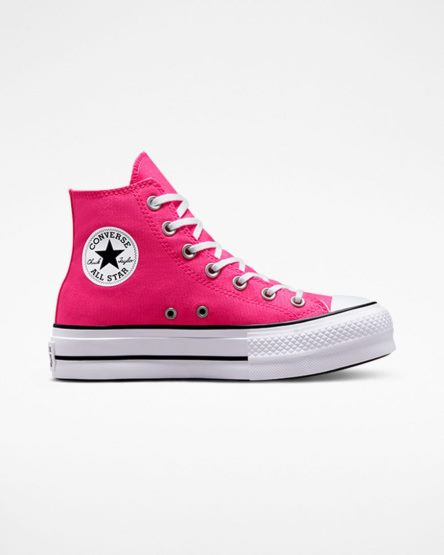 Women's Converse Chuck Taylor All Star Lift Canvas High Top Platform Shoes Pink / Black / White | AU 5C9E0C